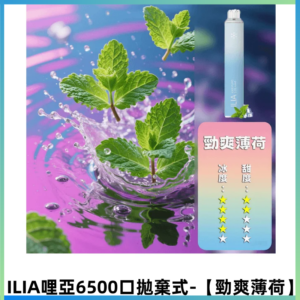 ILIA BAR 4哩啞一次性大容量6500口拋棄式電子煙【勁爽薄荷】
